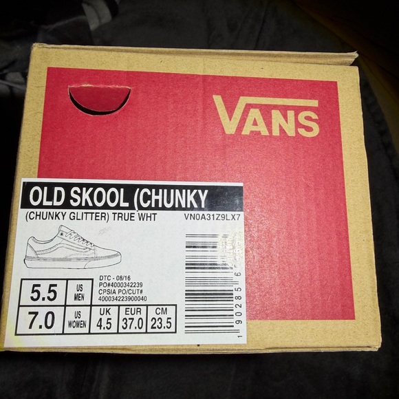 Vans Old Skool Chunky Glitter Sneakers - Picture 5 of 5